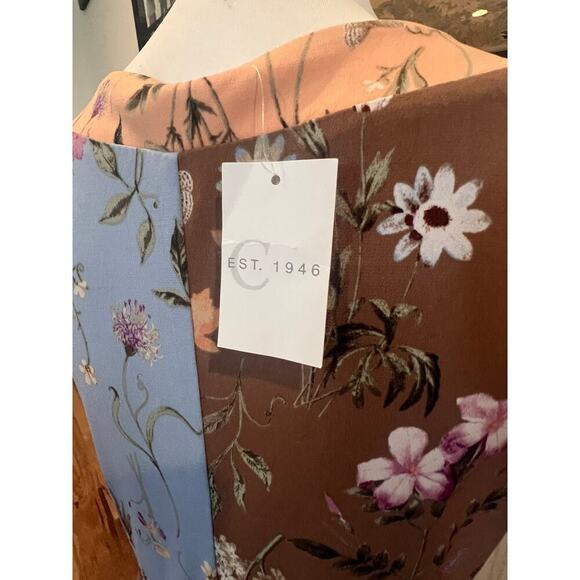 EST 1946 NWT V NECK HI LO FLORAL FULL BLOOM DRESS WOMENS SIZE MEDIUM - Picture 3 of 9